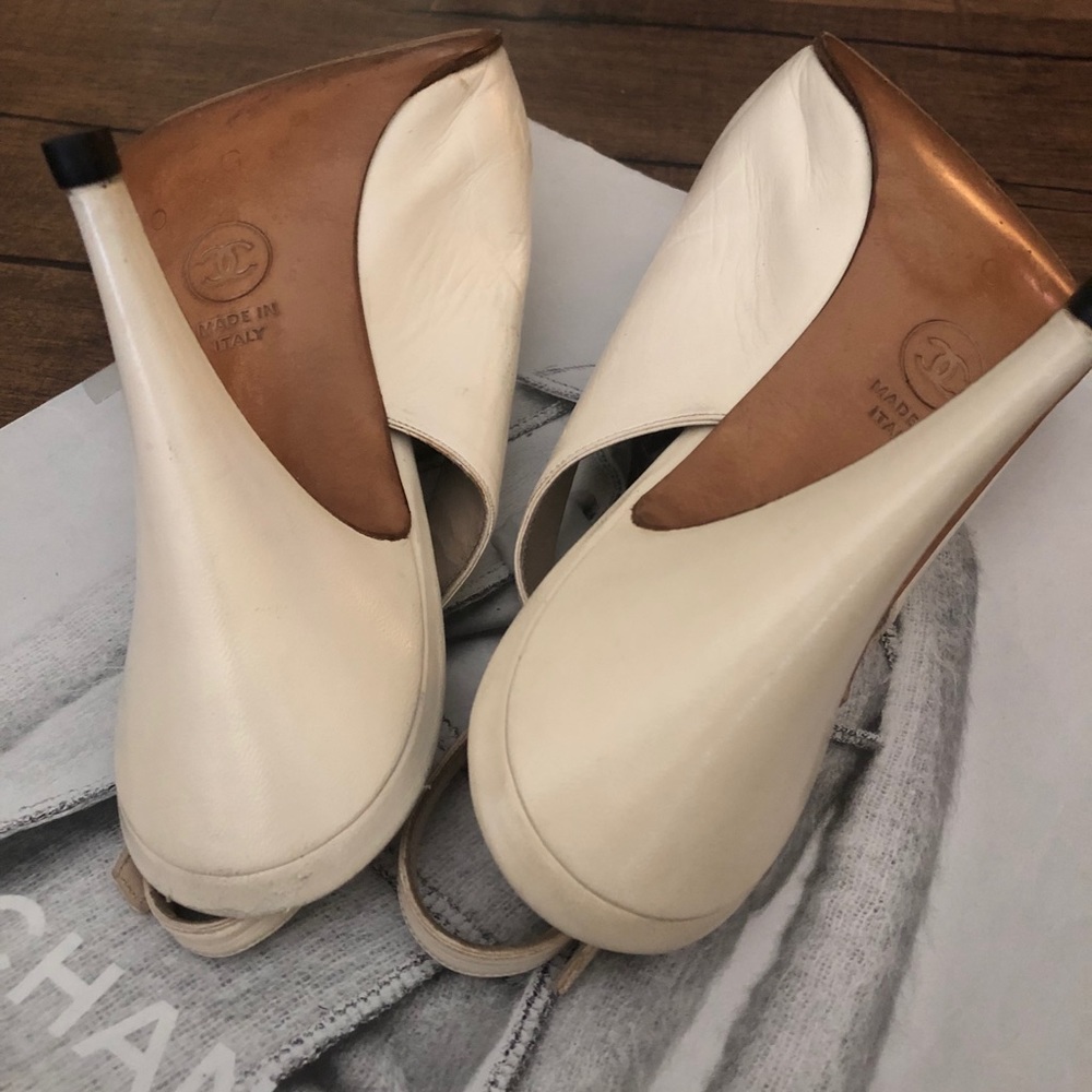 🔥💖Chanel Authentic Leather Slingbacks - Picture 11 of 15